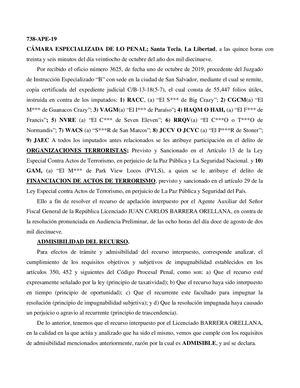 Operacion Cuscatlan Testigo Noe