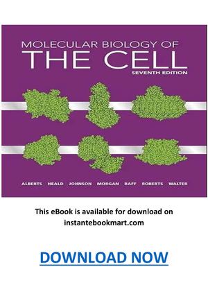 Molecular Biology Of The Cell 7th Edition Pdf