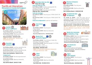 Monuments & Musées de Perpignan - Tarifs & Horaires