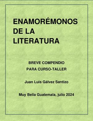 Enamorémonos De La Literatura Curso Taller