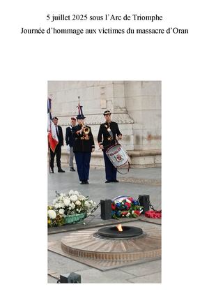 5 Juillet 2025 Sous L'Arc de Triomphe