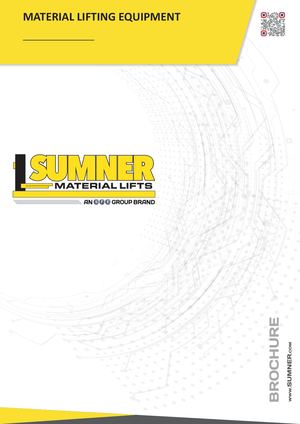 SUMNER Material Lifts Brochure Aug25