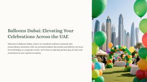 Balloons Dubai Elevating Your Celebrations Across The Uae