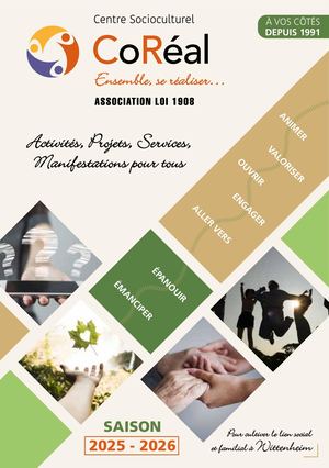 Plaquette 2025 2026 Csc Coreal Wittenheim