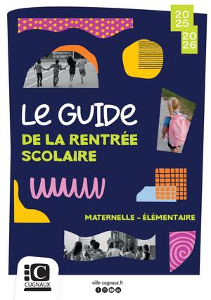 Cugnaux Guide Rentrée Scolaire 2025