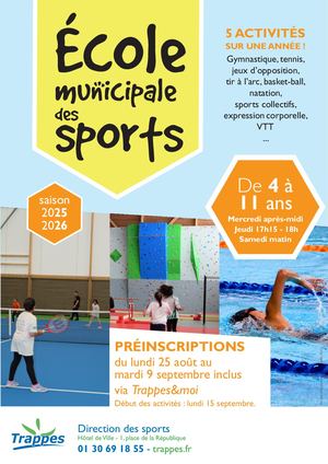 École municipale des sports (4-11 ans) - 2025-2026
