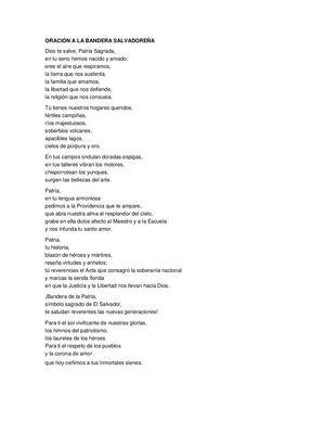 Toaz Info Oracion A La Bandera Salvadorea Pr 6201210b0e910fe48d6740fac2304da2