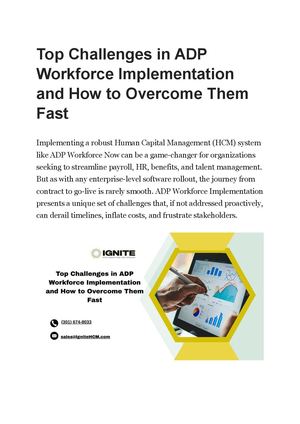 Calaméo - Adp Workforce Implementation