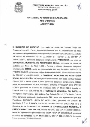 02 Aditamento Nº 09 2024 Ao Termo De Colaboração N° 16 2023
