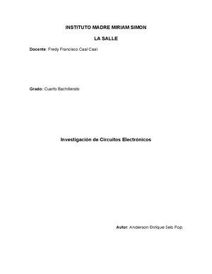 Electronico Anderson Seb