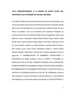 Acta Contra Luis Martinez