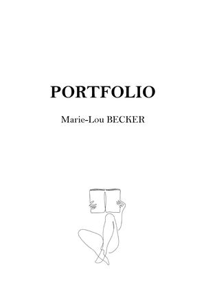 Portfolio d'architecture - Marie-Lou Becker -septembre 2025