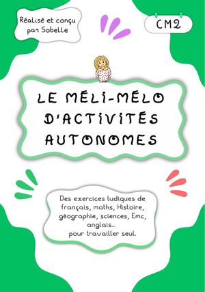 Méli Mélo Cm2 Extrait