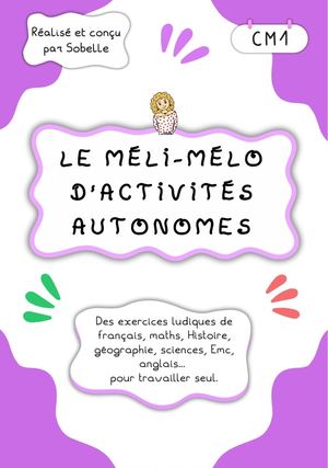 Méli Mélo Cm1 2025 Extrait