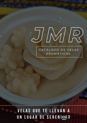 Catálogo Velas Aromáticas Jmr