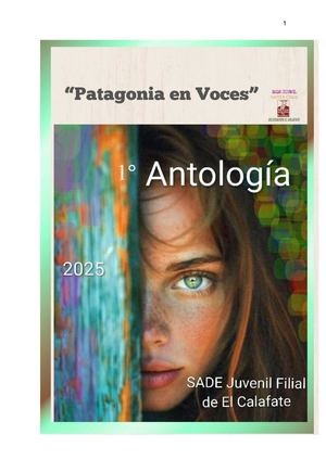 Patagonia en Voces- 1° Antologia Literaria juvenil