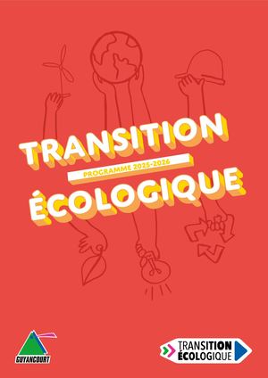Programmation Transition écologique 2025-2026