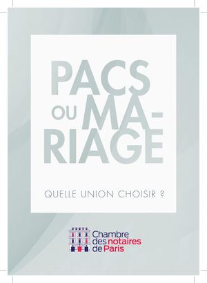 [DEPLIANT] PACS ou mariage : quelle union choisir l Mars 2021