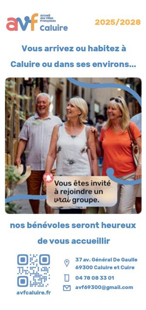 AVF Caluire - Dépliant  2025-2028
