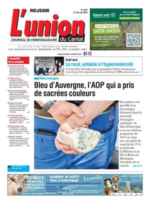 L'union Du Cantal N° 3824