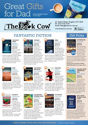 Book Cow Father's Day Newsletter 2025 Flr