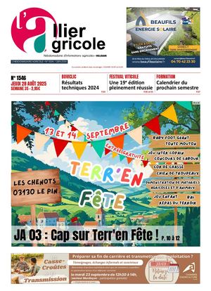 N°1546 L'ALLIER AGRICOLE