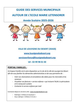 Guides Des Services Municipaux 2025-26