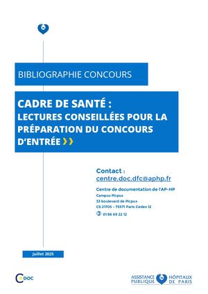 Cadre De Santé Juillet 2025