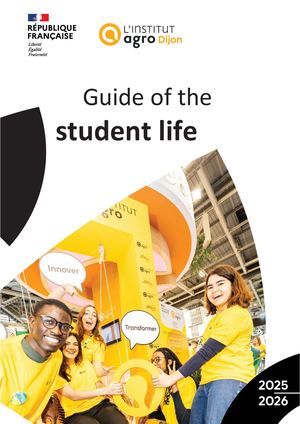 Guide Etudiants 2025 en Anglais Version