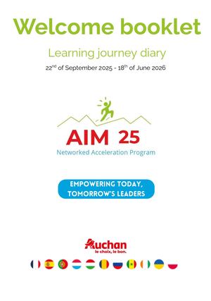 Aim 25 Booklet - AUCHAN RETAIL INT.
