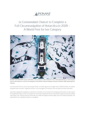 Le Commandant Charcot To Complete A Full Circumnavigation Of Antarctica In 2028