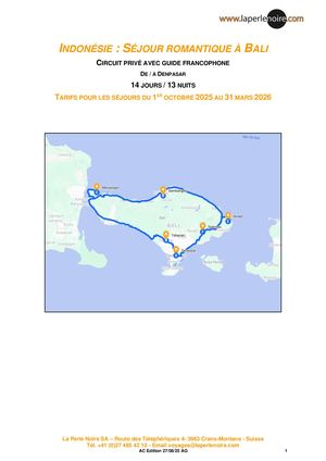 Indonésie Séjour Romantique à Bali