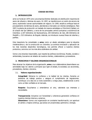 Codigo De Etica Pagina Web Docx Comprimido