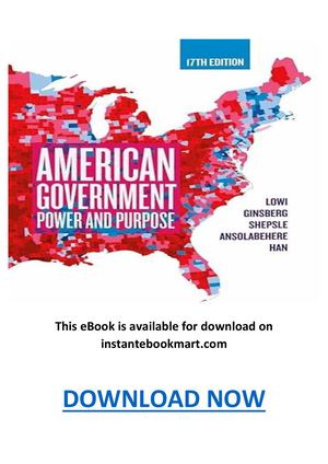 Calaméo - American Government Power And Purpose 17th Edition Pdf