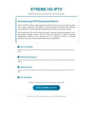 Xtreme HD IPTV Addresses Shutdown Rumors and Confirms Official Site