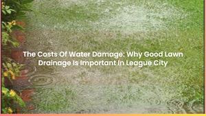 The Costs Of Water Damage: Why Good Lawn Drainage Is Important In League City