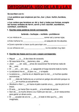 Ortografía B