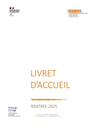Livret D Accueil Greta