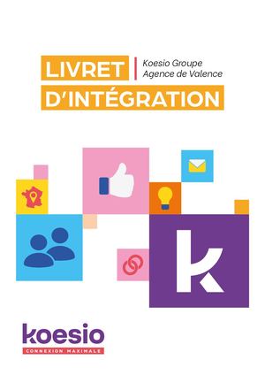 Livret Intégration - Koesio Groupe - Valence
