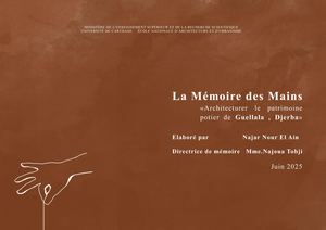 La Mémoire Des Mains - Mémoire d'architecture