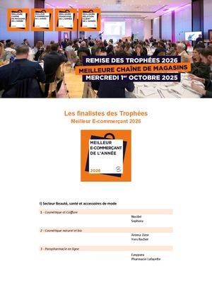 Les Finalistes MEA 2026