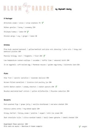 Bloom Garden Restaurant