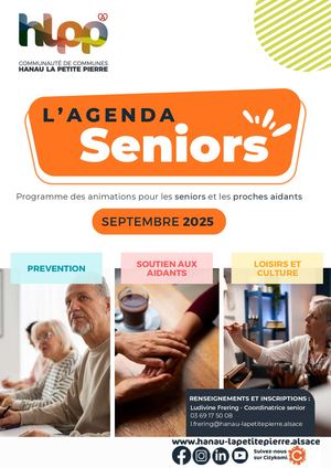 Agenda Senior Septembre 2025