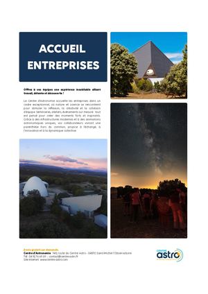 Centre Astro - Offre Entreprises