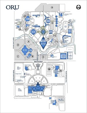 ORU Campus Map