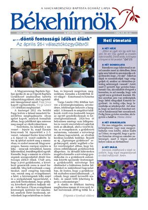 Békehírnök 2025. május 18.