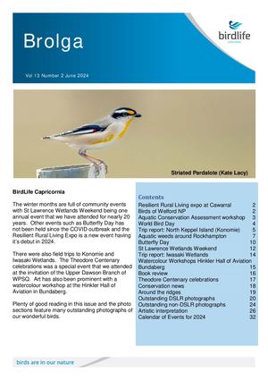 Brolga Vol 13 No 2 June 2024