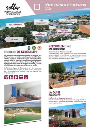 Hebergement Restauration 2026