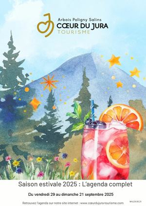 Agenda complet - Saison Estivale 2025 - Arbois Poligny Salins Coeur du Jura