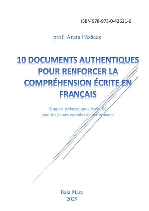 10 Documents Authentiques Pour Renforcer La Compréhension ÉCrite En Français Cu Isbn